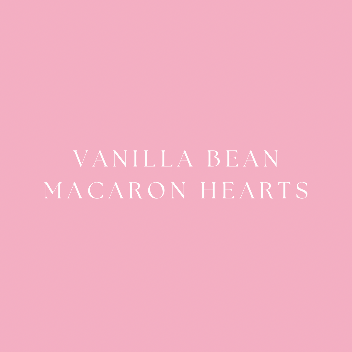 Vanilla Bean Macaron Hearts
