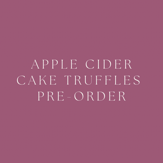 Apple Cider Cake Truffles