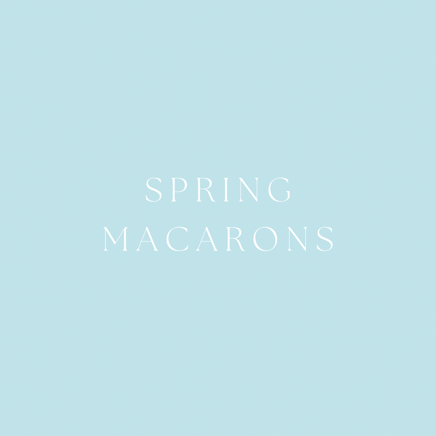 8-Macaron Spring