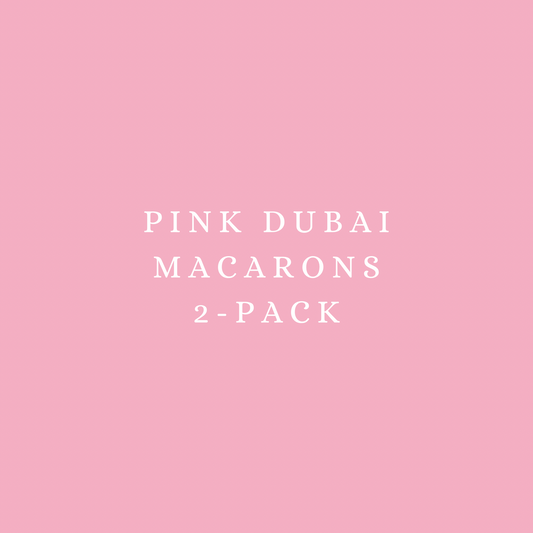 PINK Dubai Macarons 2-Pack