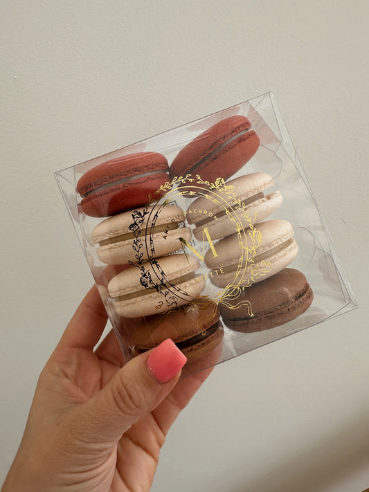 8 Macarons Variety - Contains Gluten